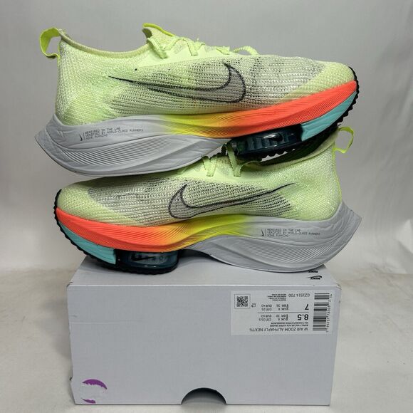Nike Air Zoom Alphafly NEXT% “Barely Volt Orange” 2024 - Picture 3 of 11